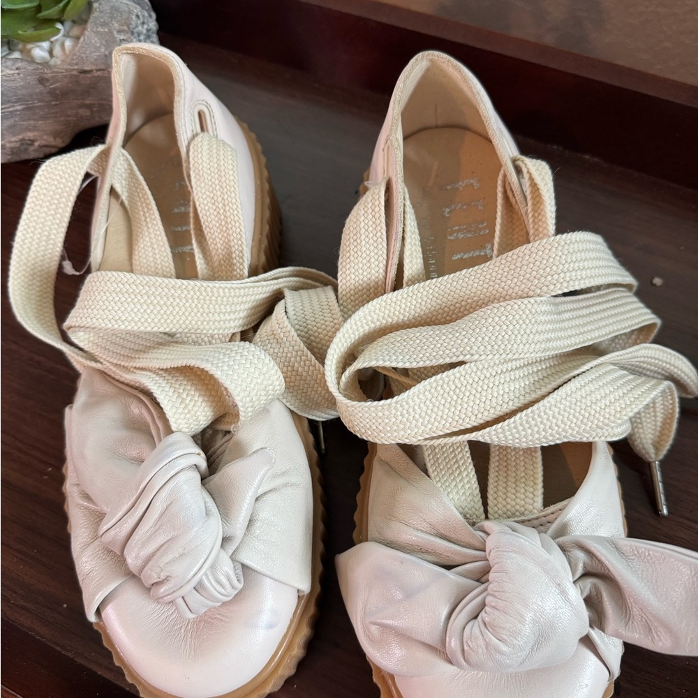 Puma Cream Lace Up Women's Boots